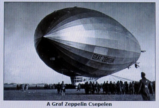 A Graf Zeppelin kikötött Csepelen