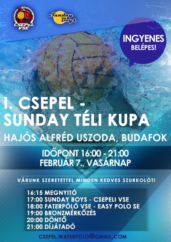 I. Csepel-Sunday Boys kupa