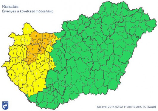 Megszűnt a Budapestre kiadott riasztás 