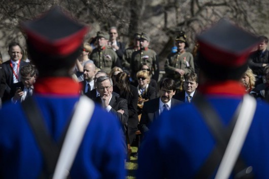 A lengyelek és a magyarok barátságát méltatta a két államfő