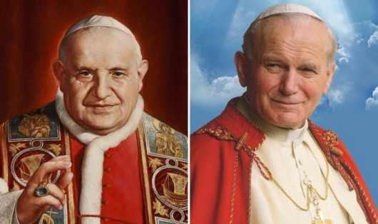 Közeledik XXIII. János és II. János Pál szentté avatása