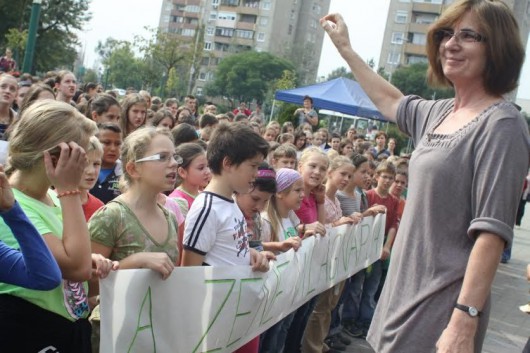 Hatszáz fős gyermekkórus a Zene Világnapján